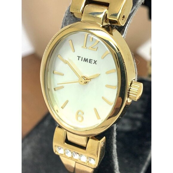 Timex Women's Watch TW2U70000 Quartz Mother of Pearl Gold Expansion Band… - Picture 1 of 13